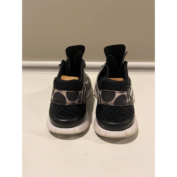 Nike Free 5.0 TR Fit 5 Womens Size 6.5 Sneaker Athletic Shoe Black Circle/Stripe - Picture 6 of 9